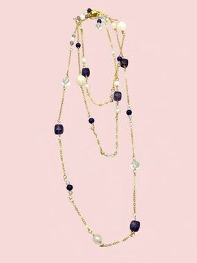 Extra Long Convertible Fashion Necklace or Wrap Bracelet